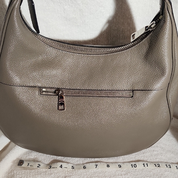 Coach Taupe Pebbled Leather Hobo Bag *EUC* - Picture 7 of 13